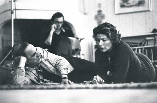 Bergman op de set van ‘Wilde aardbeien' in 1957. Louis Huch, AB Svensk Filmindustri