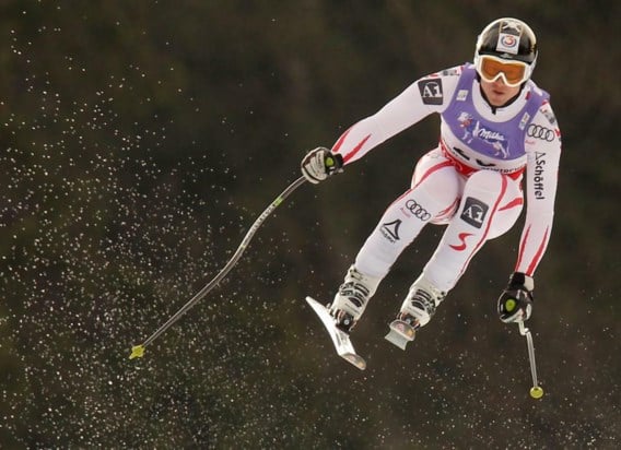 Oostenrijker Hannes Reichelt past voor reuzenslalom WK ski