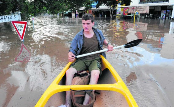 Brisbane in Australië kampte in januari met de grootste overstromingen in zijn geschiedenis.David Hunt/epa