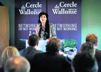 De Waalse ondernemers liepen niet storm voor Joëlle Milquet.Bart Dewaele