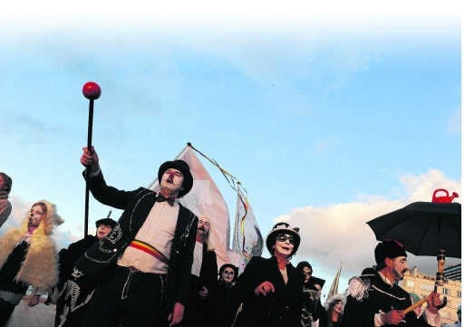 Het recreatieve en het artistieke liepen tijdens het cultuurjaar in Oostende vrolijk door elkaar. Danil de Kievith