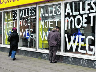 De crisis richt schade aan in de kleinhandel. David Rozing/hh