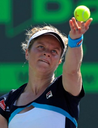 Kim Clijsters naar achtste finales in Miami