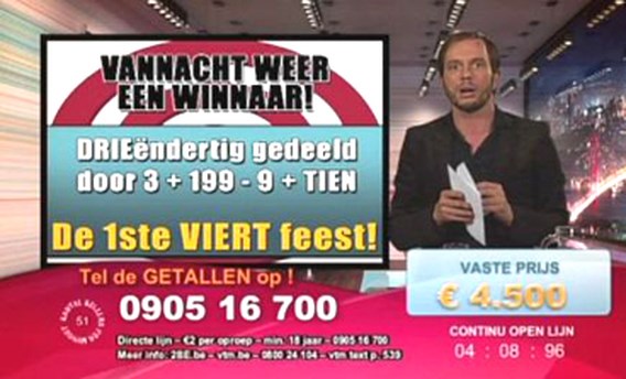Belspelinfiltrant 'Basta' acteert in 'Thuis'