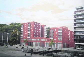 Woningen, winkelruimten en de hoofdzetel van Dijledal vormen De Latten en het sluitstuk van de Vaartkom en het Engels Plein.cbl