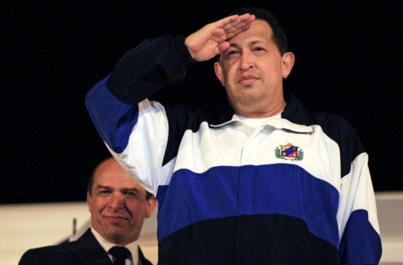 Aanhangers vieren terugkeer president Chavez