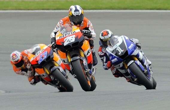Dani Pedrosa (Honda) wint GP van Duitsland in MotoGP