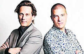 'Goudzoekers': Martijn Kieft en Chris Vijn. rr