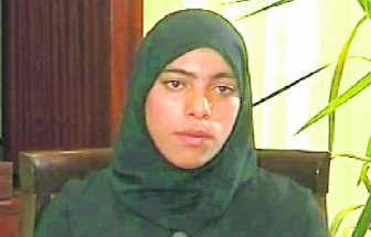 Zaynab al-Hosni verscheen gisteren op de Syrische tv.afp
