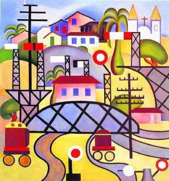 ‘Ik heb me gewroken door kleuren puur te gebruiken', Tarsila do Amaral. Museu de Arte Contemporanea, Universidade Sao Paulo