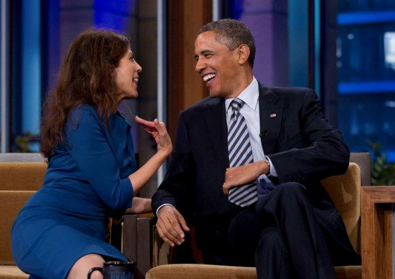 Obama En De Flirt Lady De Standaard
