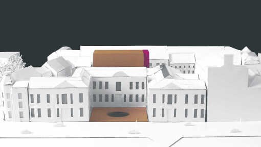 De architecten willen de bibliotheek slopen voor een nieuwbouw die alle bijkomende functies combineert. a-res & sum research