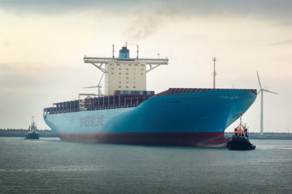 Reuzencontainerschip dan toch naar Antwerpse haven