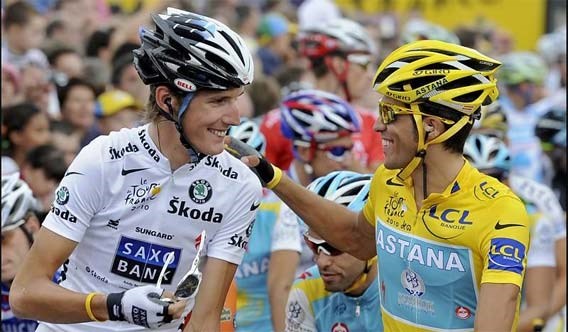 Andy Schleck wint Tour 2010, Scarponi Giro 2011