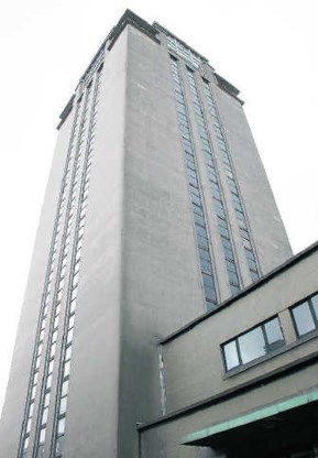 De Boekentoren bevat 41 kilometer boeken.lva