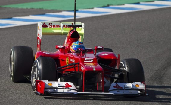 Alonso voorlopig sneller dan Vettel