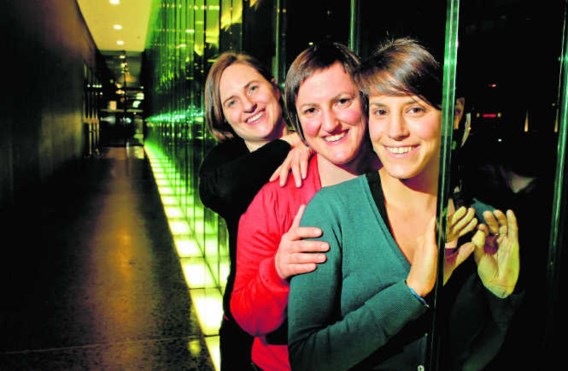 De zusjes Kuppens, v.l.n.r.: Lies, Marjan en Miet.Pieter-Jan Vanstockstraeten