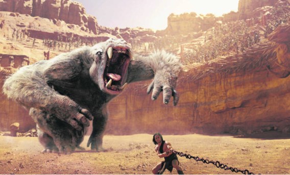 Taylor Kitsch speelt John Carter, een veteraan van de Amerikaanse Burgeroorlog die op Mars belandt. rr