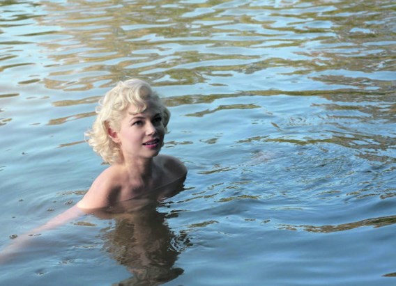 Michelle Williams lijkt er niet zo erg op, maar is wel geweldig goed als Marilyn Monroe. paradiso