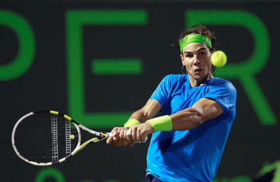 Rafael Nadal plaatst zich voor kwartfinale in Miami