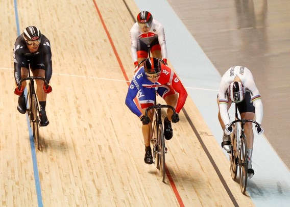 Chris Hoy wint goud in keirin