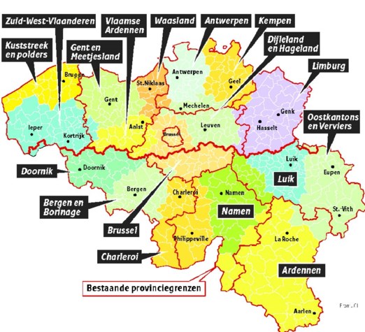 Belgie Moet 17 Provincies Tellen De Standaard Mobile