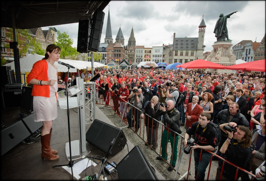 FOTO/VIDEO UPDATE: 1 mei in Gent: Freya Van den Bossche ...