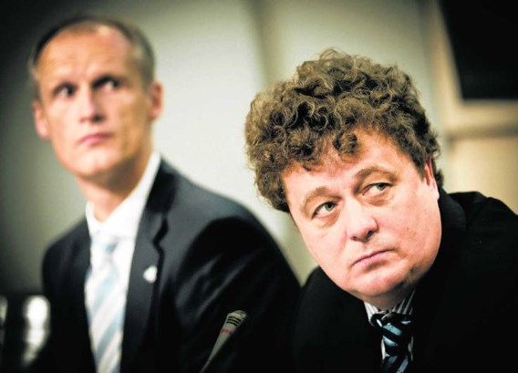 Luc Desender (rechts) en Sven-Roger von Schilling.Bart Dewaele