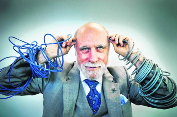 Vinton Cerf: 'Internet is in de jaren 70 begonnen als een experiment. Alleen is dat experiment nooit gestopt.'Dieter Telemans