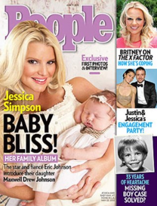 Jessica Simpson toont haar dochtertje