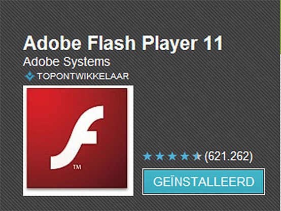 Adobe stopt met Flash voor Android