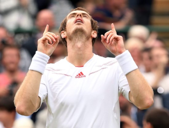 Murray naar eerste finale op Wimbledon