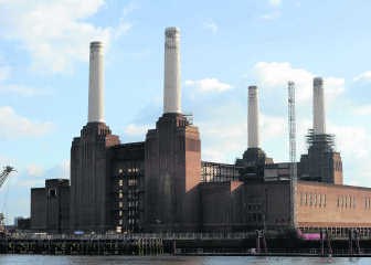 Het Battersea Power Station bij Londen.