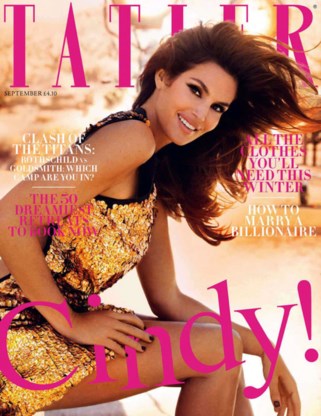 Cindy Crawford straalt op haar 46ste