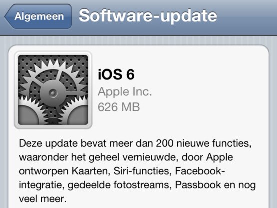 Hoe iOS 6 installeren op iPhone of iPad? 