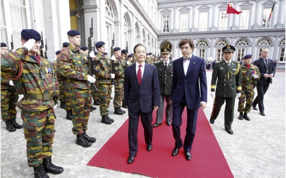 De Chinese premier Wen Jiabao bezocht België vorige week voor de Europees-Chinese handelstop. Van strubbelingen was toen geen sprake.