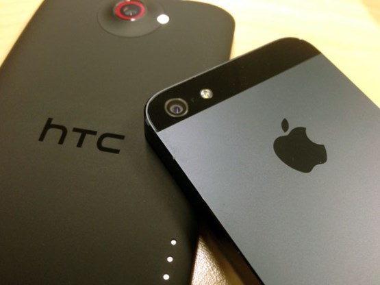 Elke verkochte HTC-telefoon levert Apple tot 8 dollar op