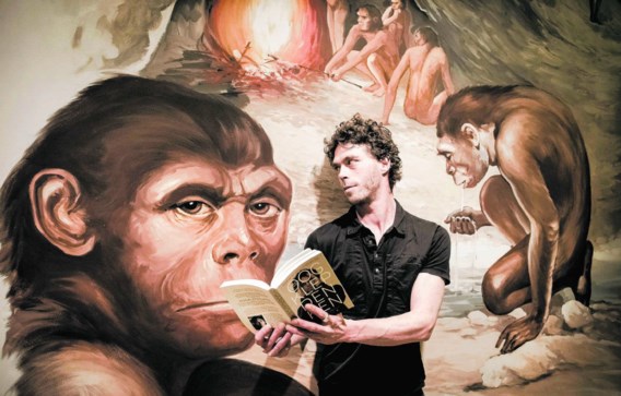 Ruben Mersch in het wetenschapsmuseum De Wereld van Kina in Gent: ‘Mijn boek is een afrekening met zekerheden'.