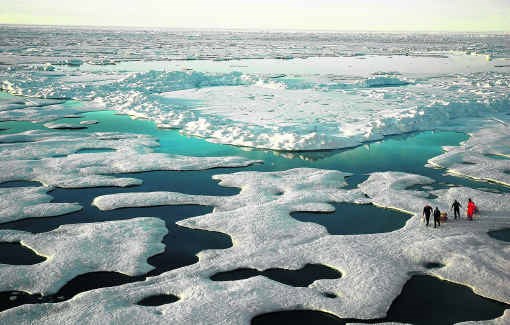 Het ijs op de (Canadese) Noordelijke IJszee blijft razendsnel smelten. Toch neemt ook Canada niet deel aan KyotoII.