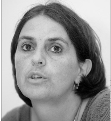 Persconferentie Kind en Gezin te Bruusel. Voorstelling van Jaarverslag 2007 en Kind in Vlaanderen. Foto: NIEUWE administrateur generaal van Kind en Gezin , Katrien Verhegge 26-06-08 -