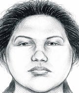 Een politietekening van beschuldigde Erika Menendez.