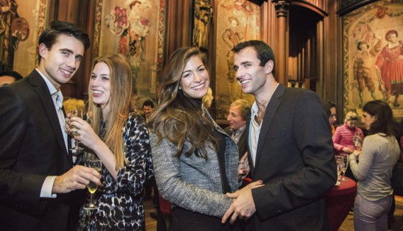 Ook jonge optimisten gaven het positiefste van zichzelf in het Brusselse stadhuis.