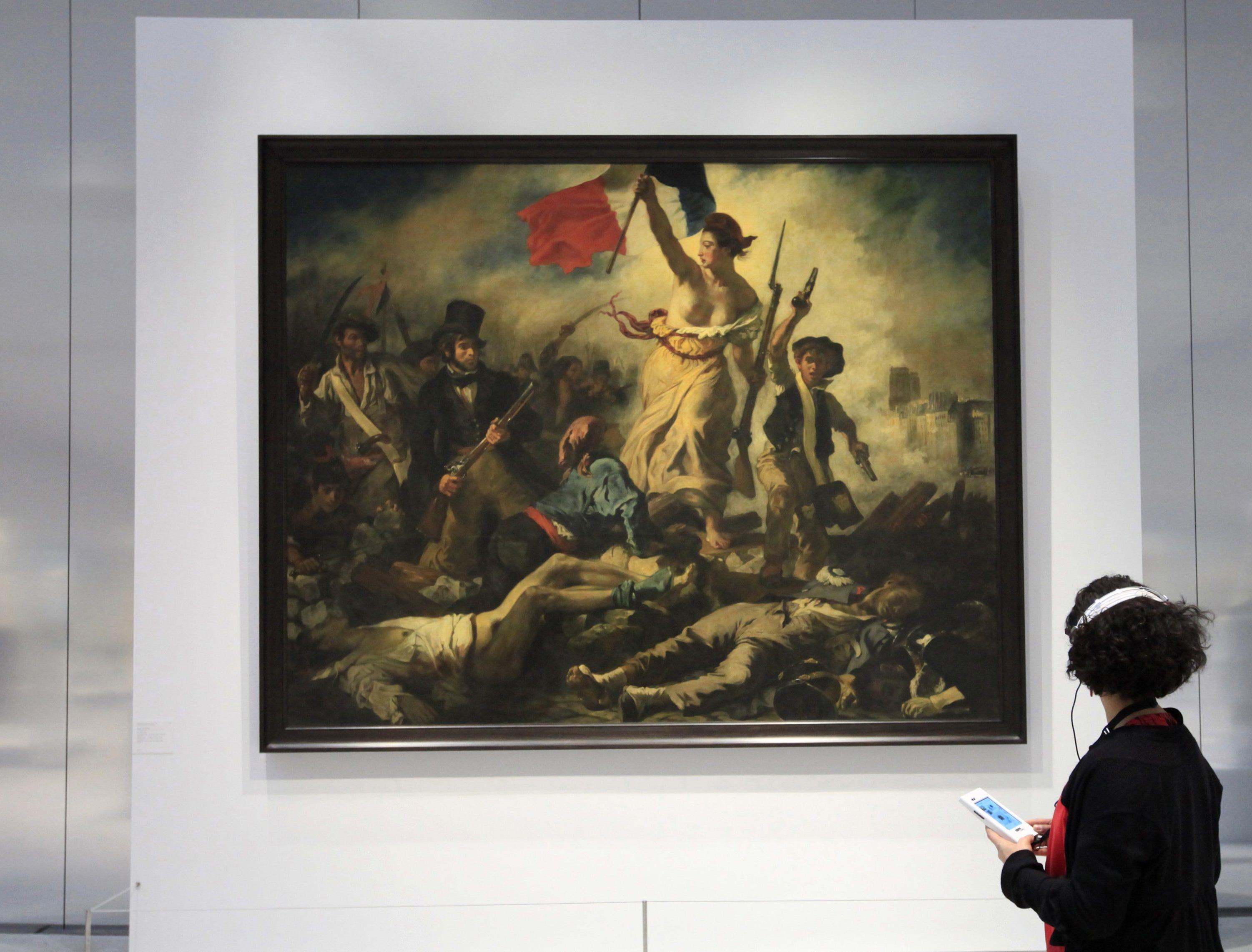 Schilderij beklad in Noord-Franse afdeling van Louvre (Brussel) | De