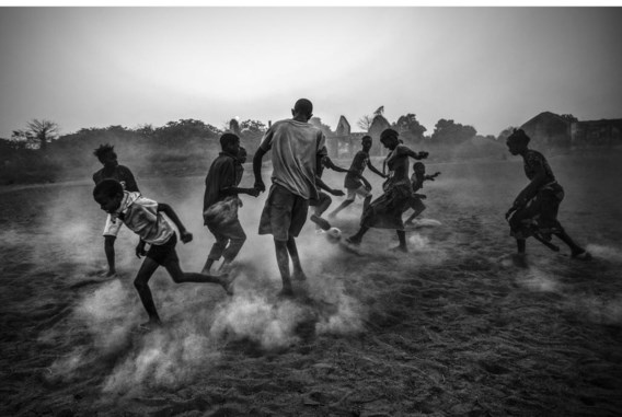 Met deze foto van voetballende jongeren in Guinee-Bissau viel Rodrigues in de prijzen.