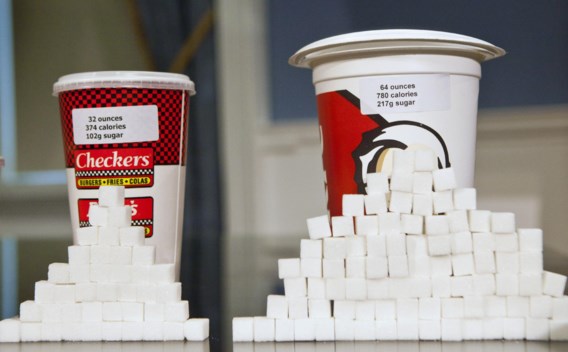 Een liter cola, of meer: nog steeds te krijgen in New York.