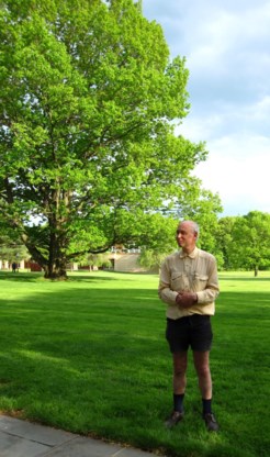 Pierre Deligne op de campus van het Princeton Institute for Advanced Studies in de Amerikaanse staat New Jersey.