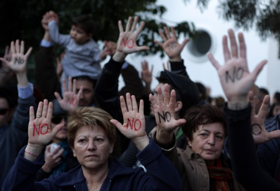 Veel weerstand tegen het Europese plan dat voorlag om Cyprus te redden.