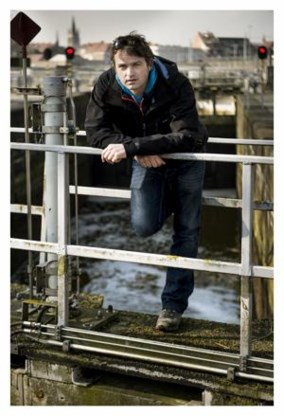 Arnout Hauben in Nieuwpoort, het vertrekpunt voor ‘Ten oorlog'.