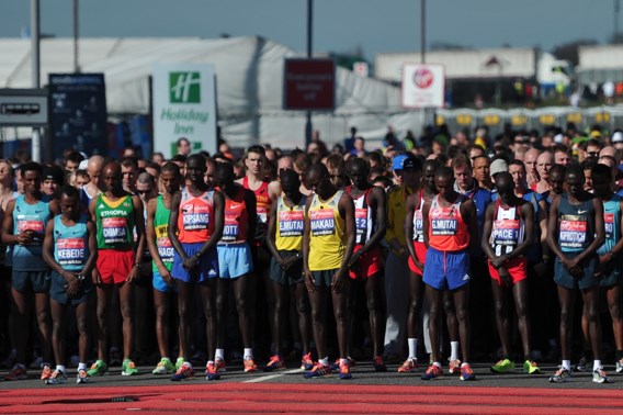 Marathon Londen brengt hulde aan slachtoffers Boston 