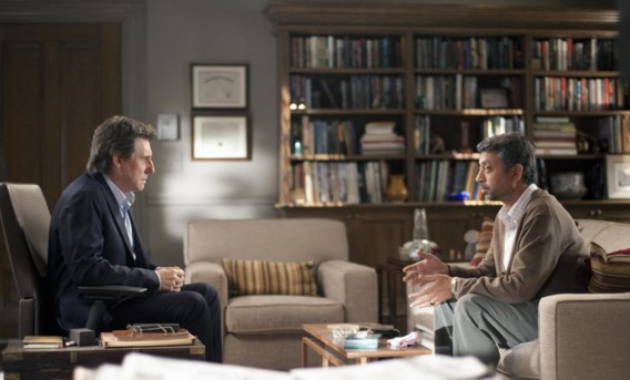 Gabriel Byrne (links) als psychiater in de HBO-reeks ‘In treatment’.